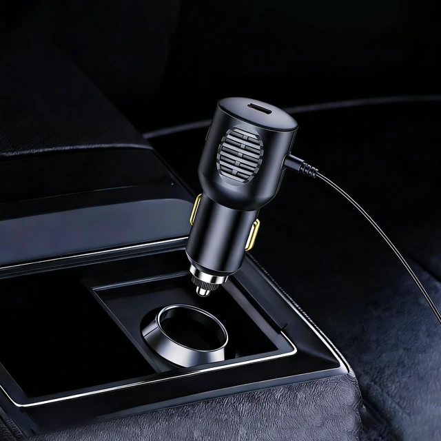 Alt view image 3 of 4 - Car Charger Type-C Adapter for Dash cam, Replacement Vehicle Power Cable Cord