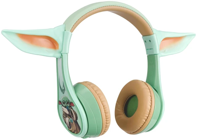 Main image of eKids The Mandalorian and Grogu Bluetooth Headphones, Wireless Headphones with Microphone Includes Aux Cord, Designed for School, Home, or Travel