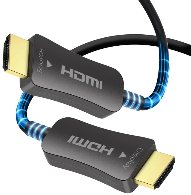 Main image of OREI 4K Fiber Optic HDMI 2.0b Cable 250ft - 18Gbps, 4K@60Hz, HDR, HDCP 2.2