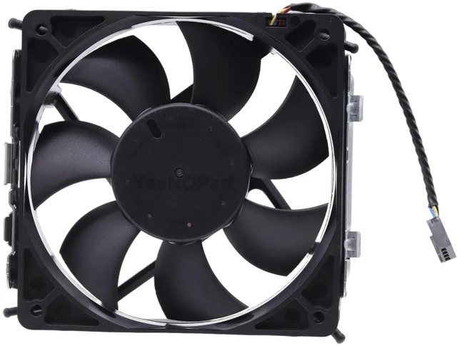 Alt view image 5 of 5 - YesNOPart Chassis Cooling Fan 0J7G7 X176F Replacement for Dell Alienware R12 R11 R10 R9, XPS 8960 8950, Precision 3680 3660 3650, EBT2250