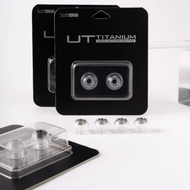 Alt view image 3 of 5 - Fanmusic SOFTEARS UT Titanium Alloy Liquid Silicone Eartips (A Pair-S)