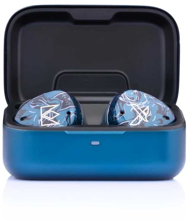 Alt view image 4 of 5 - Noble Osprey HiFi in-Ear Headphones, Bluetooth 6.0 Wireless Earbuds, Hybrid Driver, ANC Noise Canceling Headset, Touch Control, Fast Charging,Blue
