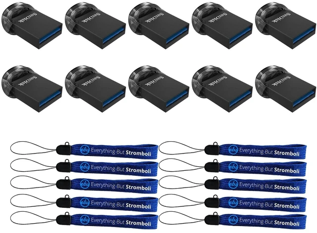 Main image of SanDisk USB 3.2 Gen 1 Ultra Fit (10 Pack) 32GB Flash Drive Thumb Drive