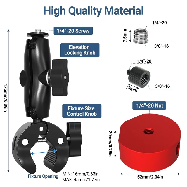 Alt view image 4 of 5 - OPKING Starlink Mini Clamp Mount for 2024/2025/2026 Mini & Mini X