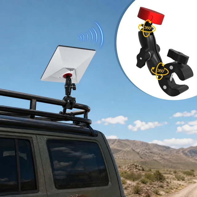 Alt view image 5 of 5 - OPKING Starlink Mini Clamp Mount for 2024/2025/2026 Mini & Mini X