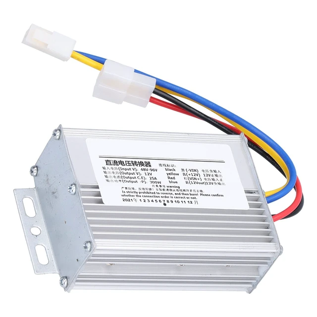 Alt view image 2 of 5 - Fafeicy 48V to 12V DC Step-Down Converter, 25A 300W