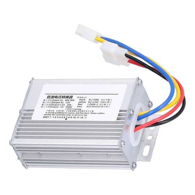Alt view image 5 of 5 - Fafeicy 48V to 12V DC Step-Down Converter, 25A 300W