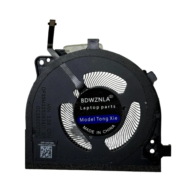 Alt view image 4 of 5 - New Laptop CPU and gpu Cooling Fan for Dell Pro 14 Premium PA14250 F24094 F24095 DFS5M325063B17 DC28001C7FL 0GP1J2 DFS5K122141617 DC28001C8FL 0DF4NM Fan DC5V