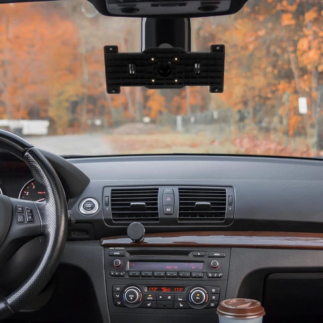 Alt view image 5 of 5 - FAVOMOTO Rear View Mirror Bracket Dash Cam Mount Holder with Back Plate Panel and Screw Bag Compatible with Hiac 2008-2011 6.10 X 2.63 X 0.39 in