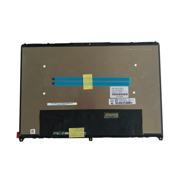 Alt view image 4 of 5 - 5D10S39902 5D10S39903 5D10S40011 Replacement Laptop for Lenovo Flex 7 141RU8 14IAU7 5 14ABR8 5 14IAU7 5 14ALC7 Touch Screen Digitizer Assembly LCD Display Module with Bezel 40 pins 2.2K