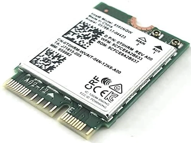 Alt view image 3 of 5 - Intel Wireless-AC 9560, M.2 2230, 2X2 Ac+Bt, Gigabit, No Vpro (9560.NGWG.NV)