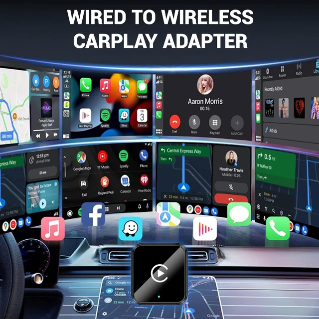 Alt view image 4 of 5 - Yurnlv 2-in-1 Wireless CarPlay Android Auto Adapter, Plug & Play CarPlay Adapter,Fast Auto Reconnect,Convert Wired to Wireless for Factory Cars,Wide Compatibility for Most Cars