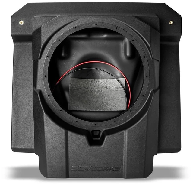Main image of SSV Works 2024-2026 CanAm Maverick R/Maverick R Max Under-Seat (LH or RH) 10" High-Strength Subwoofer Enclosure ^^ Weatherproof ^^ Allows Lower Seat Position ^^ Enclsoure Only 240-MAVR-US10U