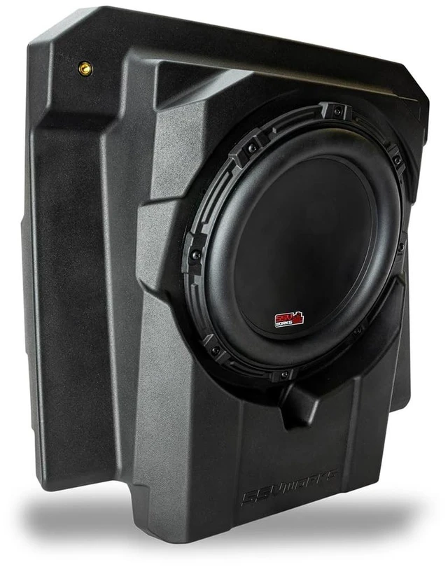 Alt view image 2 of 5 - SSV Works 2024-2026 CanAm Maverick R/Maverick R Max Under-Seat (LH or RH) 10" High-Strength Subwoofer Enclosure ^^ Weatherproof ^^ Allows Lower Seat Position ^^ Enclsoure Only 240-MAVR-US10U