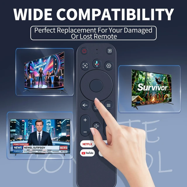 Alt view image 2 of 5 - Replacement Remote Control for Yaber K3, K3 pro, K2s, T2, T2PlusProjector