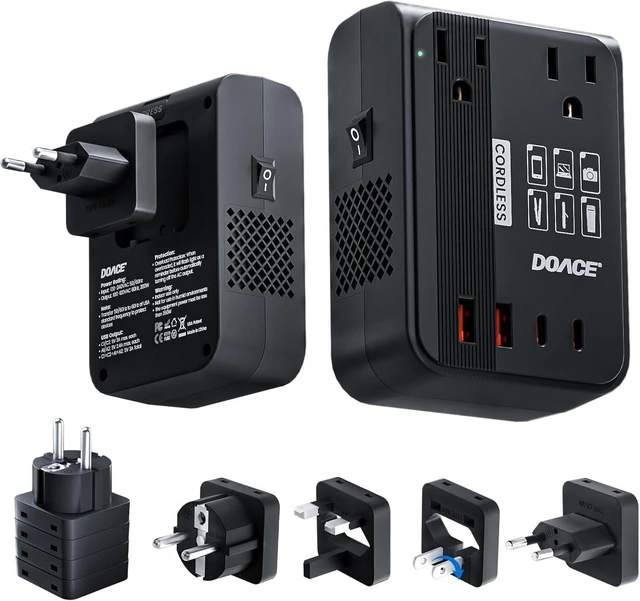Main image of DOACE 350W Voltage Converter US to Europe 220V to 110V Converter