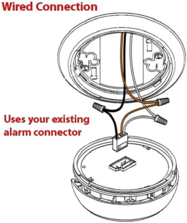 Alt view image 2 of 5 - Zeus CCTV 1080P HD Smoke Detector Style P2P Wi-Fi Hidden Nanny Cam Spy Camera, Ceiling Mount, 110V AC Connector (9120 Model, Not Smoke Detector, Video Camera Only, No Audio)