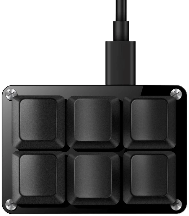 Main image of Mini 6-Key Programmable Keyboard with Hotswappable Mechanical Switches