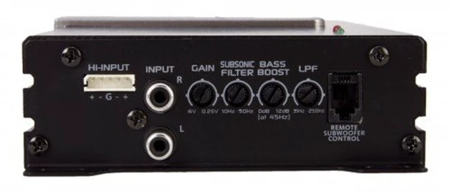 Alt view image 3 of 4 - Soundstream PN1.650D 650W Monoblock Picasso Nano Class-D Amplifier,Black & Silver