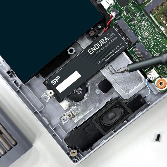 Alt view image 5 of 5 - Silicon Power ES75 4TB TLC NVMe Gen4x4 M.2 2280 Internal Solid State Drive SP04KGBP44ES7505