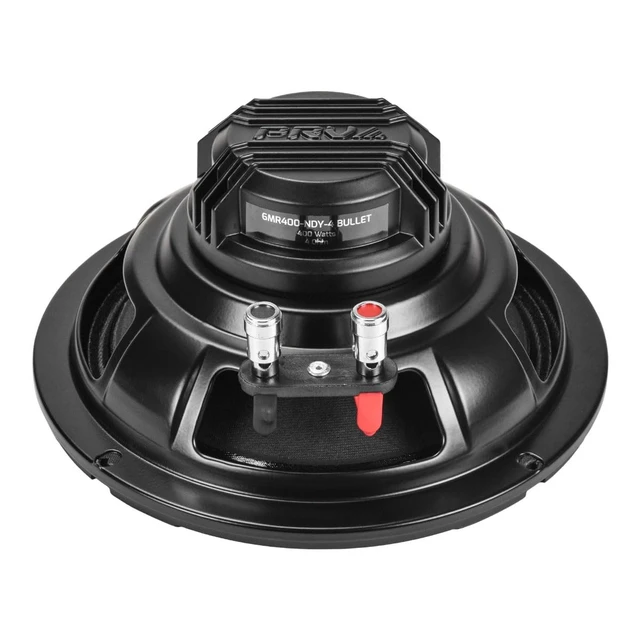 Alt view image 5 of 5 - PRV AUDIO 6.5 Inch Midrange Neodymium Speaker 400 Watts RMS 4 Ohm Pair 6MR400-NDY-4 Bullet, High Performance Car Audio Loudspeaker High Output Sound, Black Bullet Neo Mid (2 Speakers)