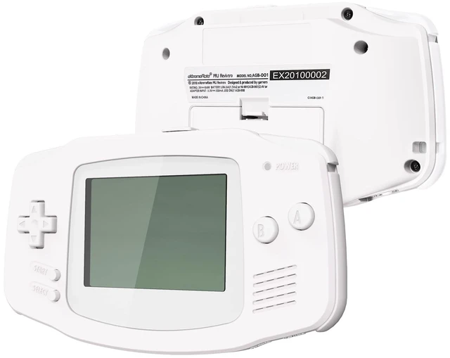 Main image of IPS Ready Upgraded eXtremeRate White Replacement Shell Full Housing Cover & White Screen Lens for Gameboy Advance -Compatible with Both IPS & Standard LCD - Console &IPS Screen NOT Included