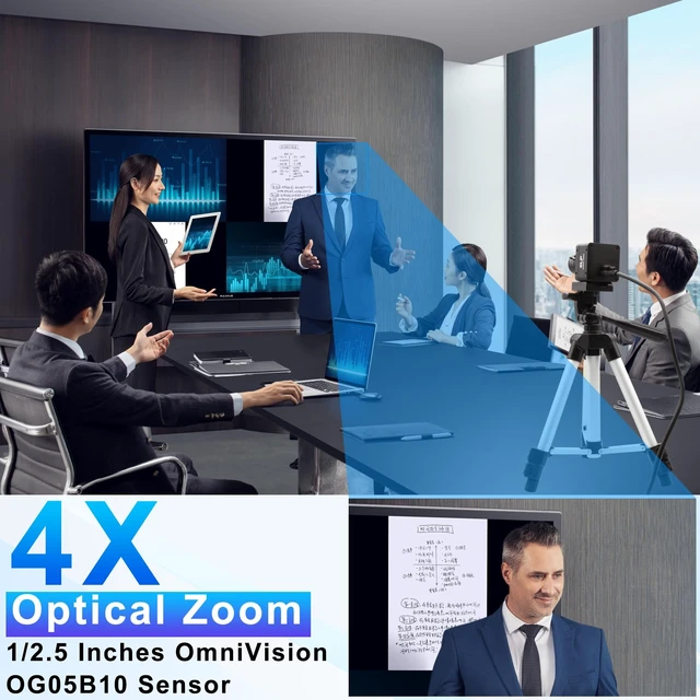 Alt view image 4 of 5 - IFWATER 60fps Global Shutter USB3.0 High Speed Industrial Camera,5MP 1944P Webcam with 2.8-12mm 4X Manual Varifocal Lens,UVC Plug&Play for Golf Swing Motion Capture,Compatible with Windows Mac Linux