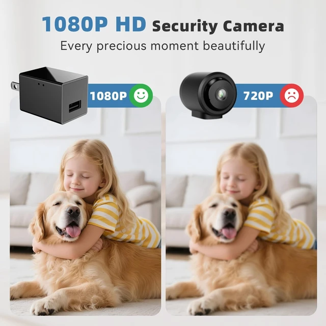 Alt view image 3 of 5 - ASWNS 1080P HD WiFi Wireless Camera Charge for Home with App Control & Motion Detection,Indoor Security Camera with USB Phone Charge, Night Vision & Loop Recording for Office,Garage,Shop,Pet