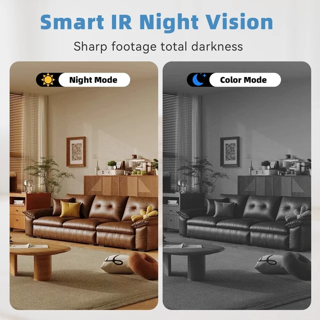 Alt view image 4 of 5 - ASWNS 1080P HD WiFi Wireless Camera Charge for Home with App Control & Motion Detection,Indoor Security Camera with USB Phone Charge, Night Vision & Loop Recording for Office,Garage,Shop,Pet