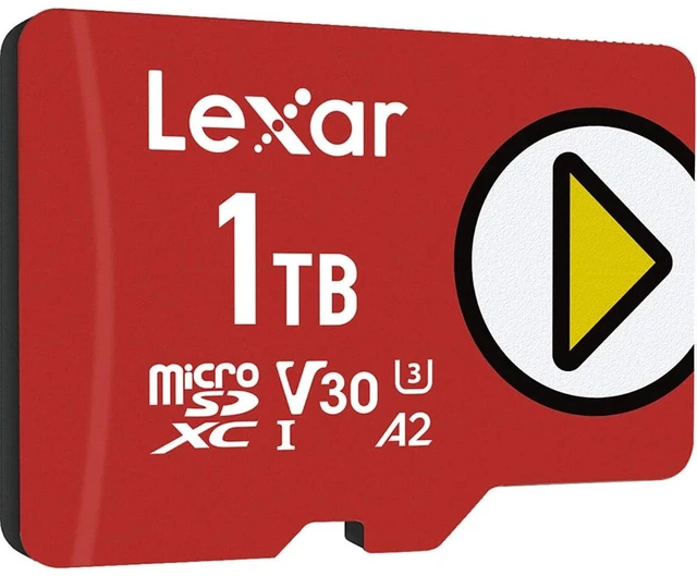Alt view image 4 of 5 - Lexar 1TB Play Micro SD Card, 205MB/s Read, 4K, V30, UHS-I, A2
