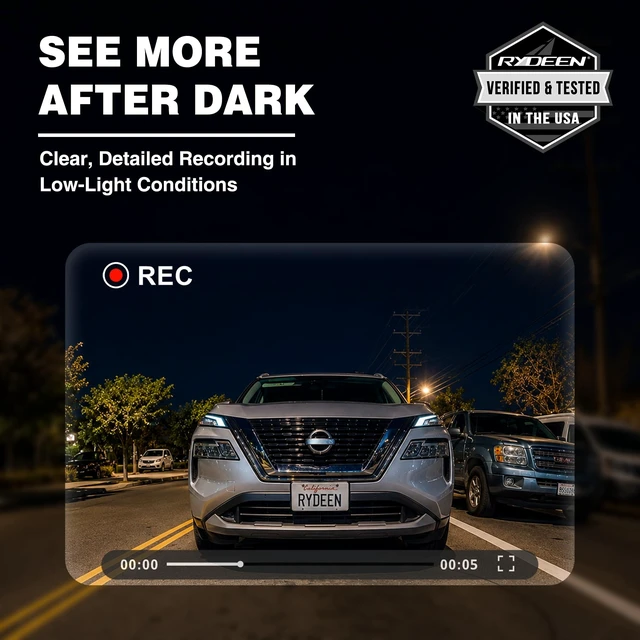 Alt view image 4 of 5 - 360 Panoramic Dash Cam with Front, Rear, Side & Cabin View, Night Vision