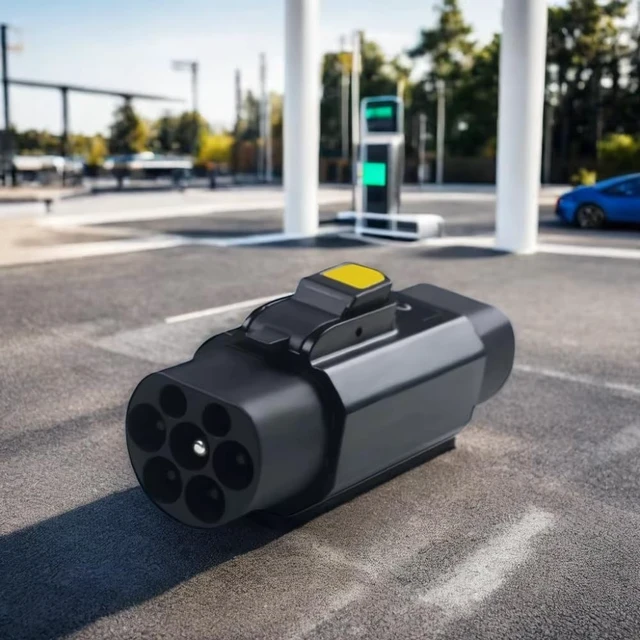 Alt view image 4 of 5 - EV Charging Adapter, 32A Type 2 (IEC 62196) to Type 1 (SAE J1772) Convertor, Car Charging Adapter 250V 7.2KW