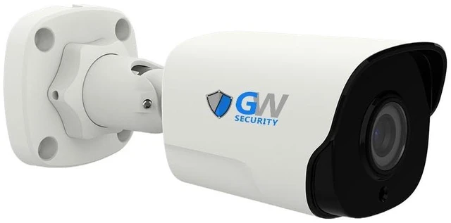Main image of GW Security 4K 8MP TAA & NDAA Compliant Outdoor Indoor Face Recognition Human/Vehicle AI Detection Microphone PoE IP Weatherproof Bullet Security Camera (GW863701M)