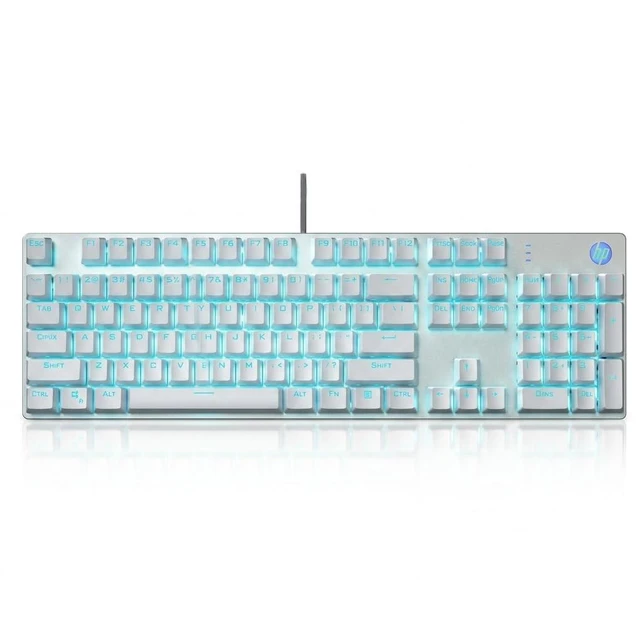 Main image of HP GK400F Wired Mechanical Gaming Keyboard, for Desktop & Laptop (White)