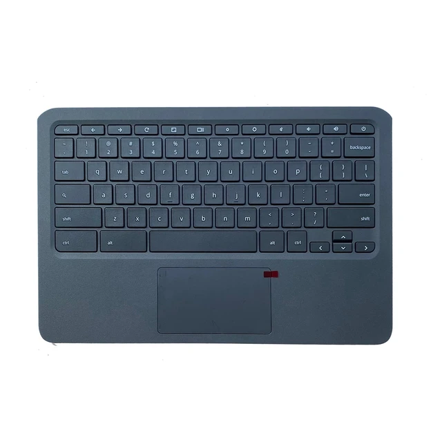 Alt view image 3 of 5 - L62440-001 Replacement for HP Chromebook 14A G5 Laptop Upper Top Cover Case Palmrest Keyboard Touchpad Assembly Part
