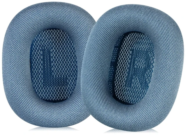 Main image of MOLGRIA Ear Cushions for AirPods Max 1 & 2 Over-Ear Headphones Earpads Replacement Covers Cups Pads with Durable Mesh Fabric, Softer Foam (Blue)