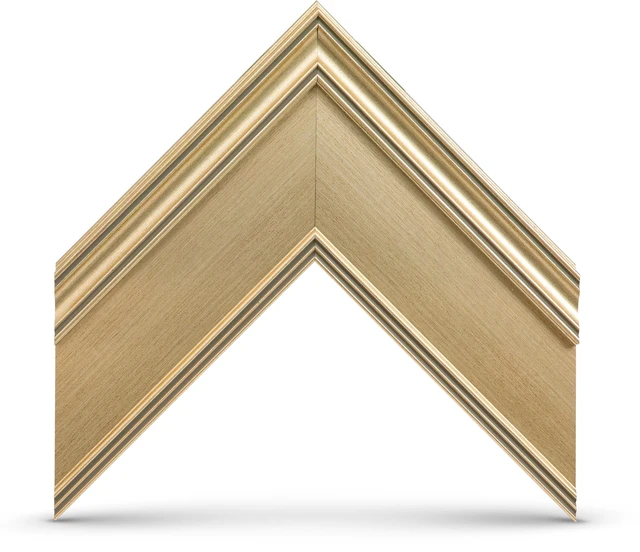 Alt view image 3 of 5 - Champagne 65" Deco TV Frame for Samsung The Frame/Pro TVs