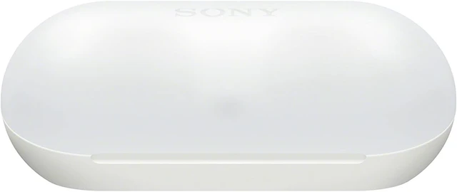 Alt view image 3 of 5 - Sony True Wireless Headphones - Up to 20 Hours Battery - Charging case - Voice Assistant Compatible - Built-in mic for Phone Calls - Reliable Bluetooth - WF-C500/WZ - Limited Edition - Pearl Wh