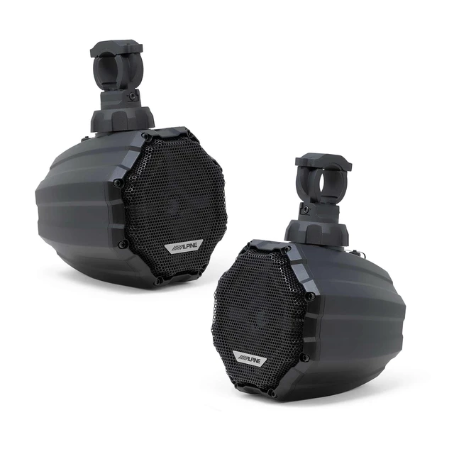 Alt view image 3 of 5 - Alpine SPV-65RGB-CAN 6.5 Cage-Mounted Universal Weather-Resistant Coaxial RGB LED Speaker Pods