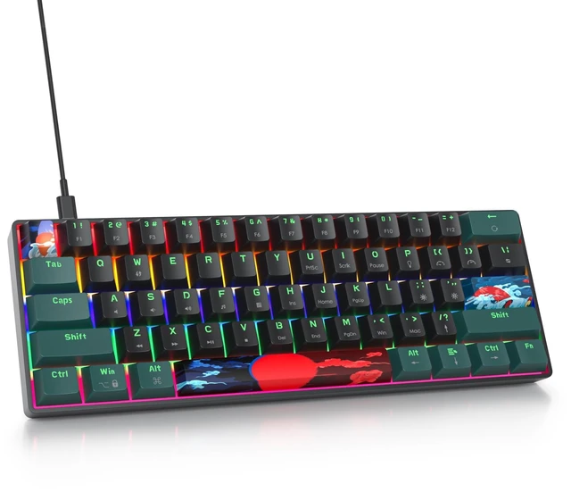 Main image of Owpkeenthy 60% Wired Mechanical Keyboard