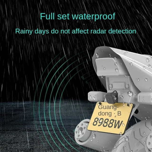 Alt view image 4 of 5 - Motorcycle Millimeter Wave Radar Warning Blind Spot Monitoring Lane Change Warning Safety System and Auxiliary Machine for Line Connection