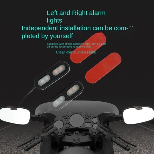 Alt view image 5 of 5 - Motorcycle Millimeter Wave Radar Warning Blind Spot Monitoring Lane Change Warning Safety System and Auxiliary Machine for Line Connection