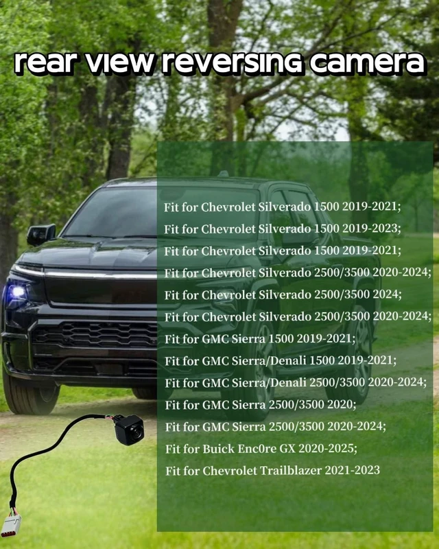Alt view image 2 of 5 - Rear View Backup Camera Replacement for 23390515 42549755 GM1960199