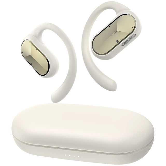 Main image of Oraolo Open Ear Headphones, Powerful Sound by 16mm Large Drivers, Bluetooth 5.4 Open Ear Earbuds with Noise-Cancelling Mic for Clear Calls, 32H Playtime, IPX5 Waterproof, Sport Earbuds, White