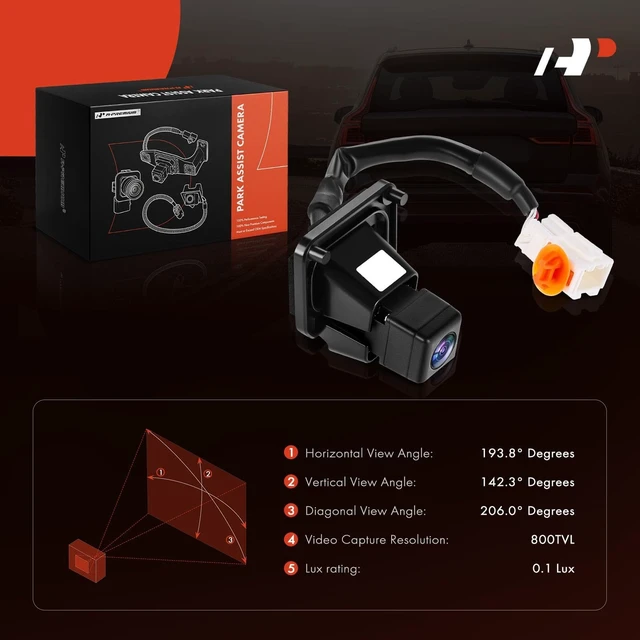 Alt view image 2 of 5 - A-Premium Rear View Backup Camera Compatible with Honda