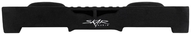 Alt view image 4 of 5 - Skar Audio Dual 12" Ported Subwoofer Enclosure Compatible with 2007-2013 Silverado/Sierra Crew Cab Trucks