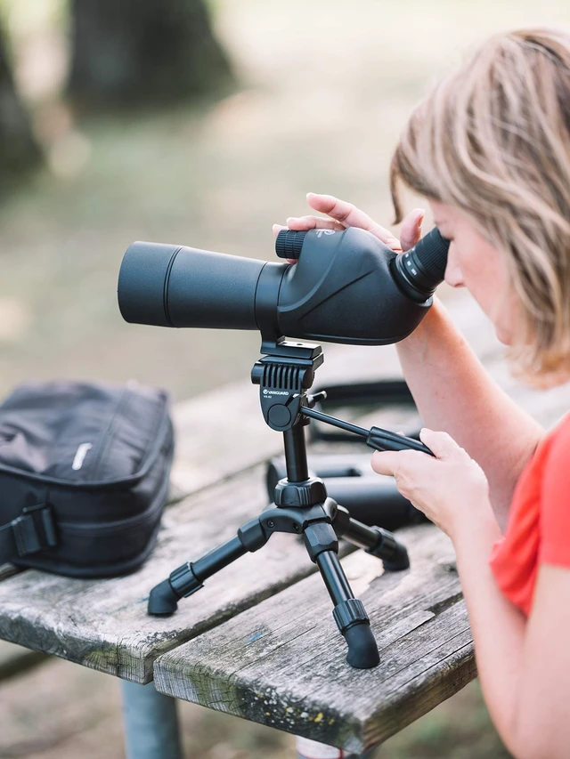 Alt view image 3 of 4 - Vanguard VS-82 Table Top Tripod, Black