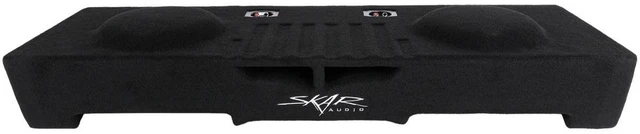 Alt view image 3 of 5 - Skar Audio Dual 12" Ported Subwoofer Enclosure Compatible with 2007-2013 Silverado/Sierra Crew Cab Trucks
