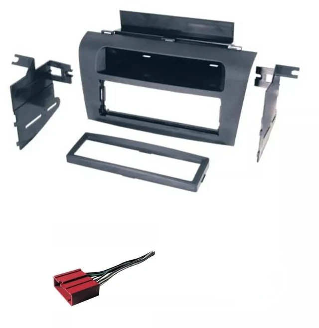 Main image of Single Din Car Stereo Radio Install Dash Kit and Wire Harness -Made for Mazda 3: 2004 2005 2006 2007 2008 2009 Mazda3