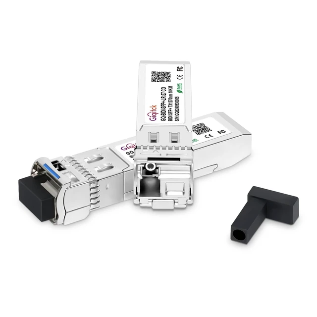 Alt view image 2 of 5 - 1 Pair 10GBASE-BX10-UD BiDi SFP+ Module, TX 1270nm/1330nm, RX 1330nm/1270nm, 10km DOM Simplex LC/UPC SMF Optical Transceiver Networking Mini Gbic for Dell GP-SFP-10GBX-U-10/ GP-SFP-10GBX-D-10